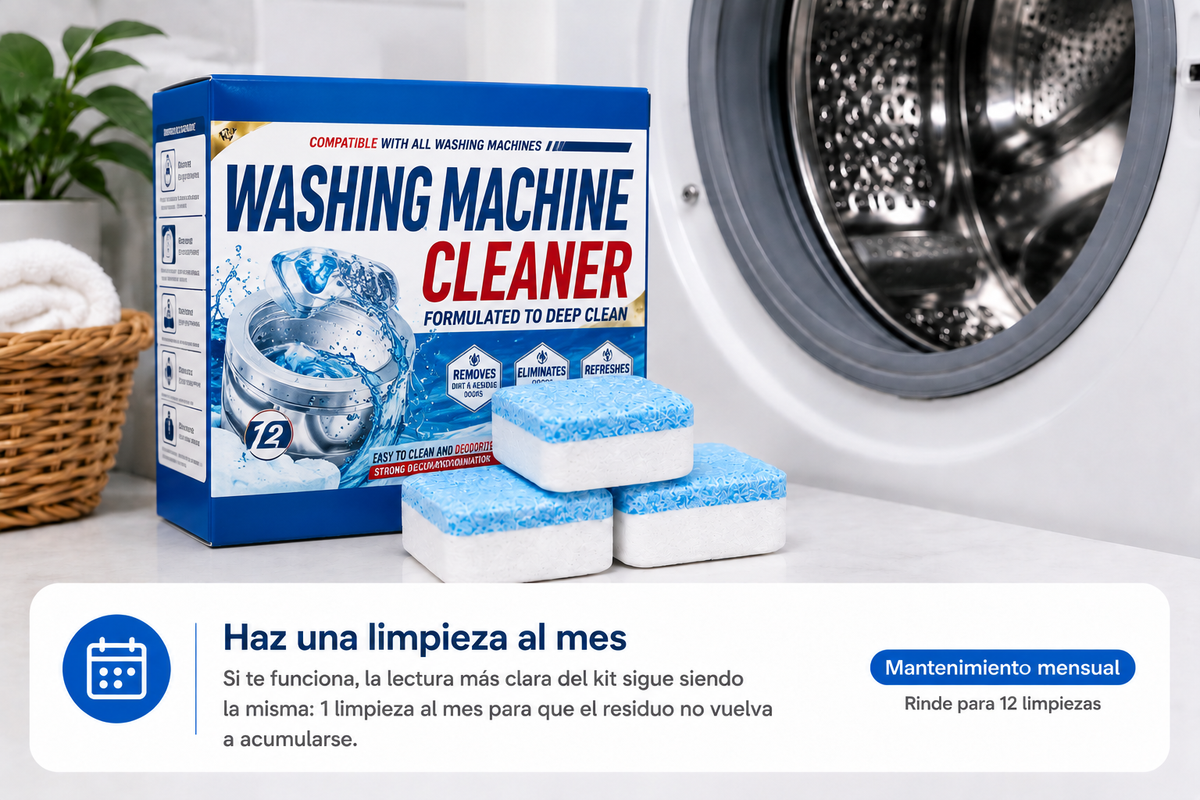 Kit limpieza para lavadora