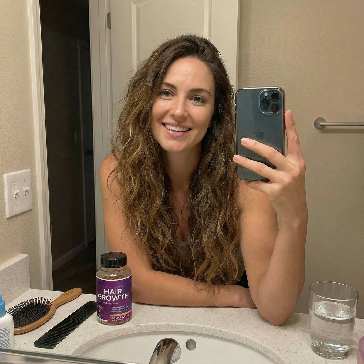 Vitaminas Crecimiento Colágeno Cabello
