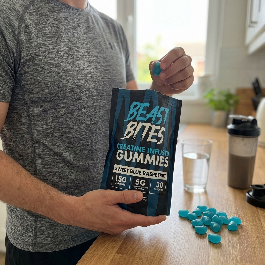 Suplemento Creatina Gomitas Beast Bites